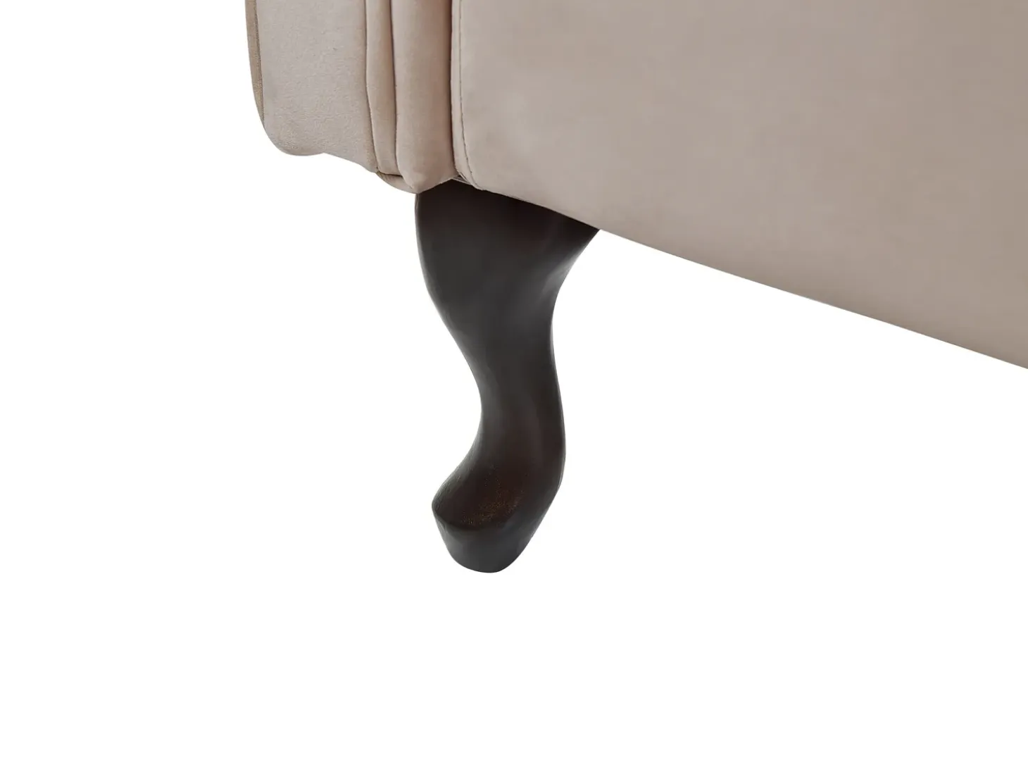 Højrevendt chaiselong LATTES Velour Beige