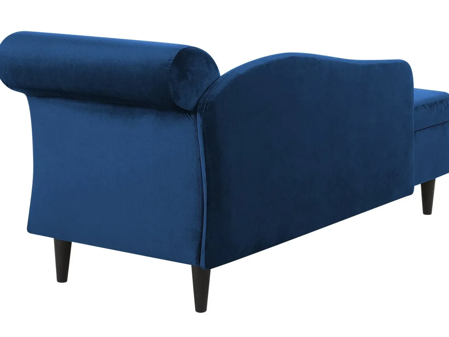 Højrevendt chaiselong LUIRO Velour Navy Blå med opbevaring