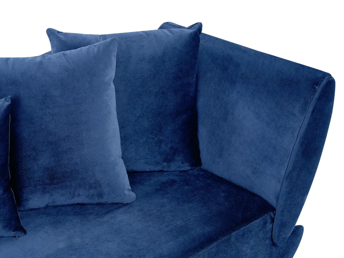 Højrevendt chaiselong MERI Velour Navy Blå med opbevaring