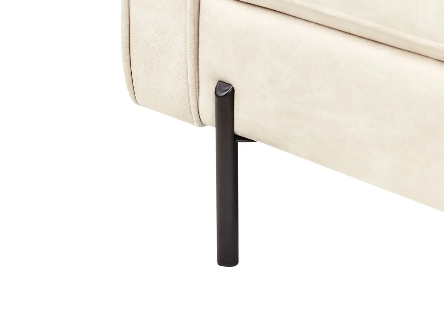 Højrevendt chaiselong REBAIS Kunstlæder Lys Beige