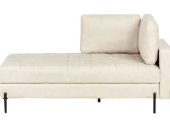 Højrevendt chaiselong REBAIS Kunstlæder Lys Beige