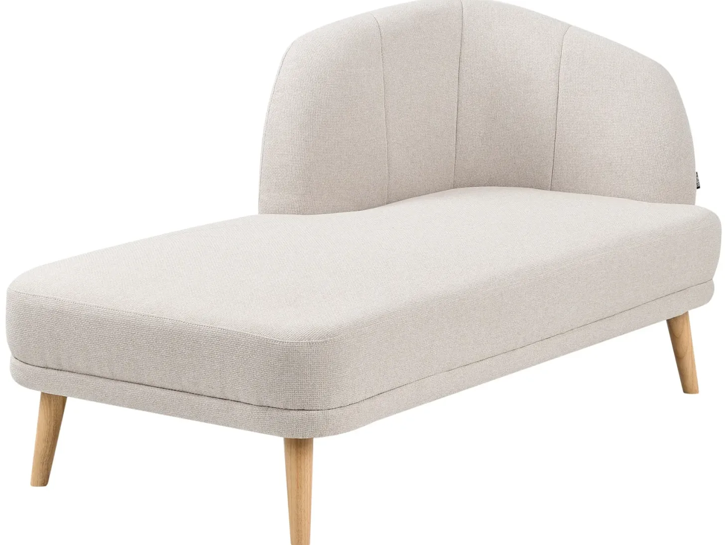 Højrevendt chaiselong TANLAY Lys Beige