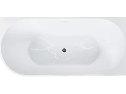Hjørnebadekar GOCTA Venstrevendt 170 x 77 cm Hvid