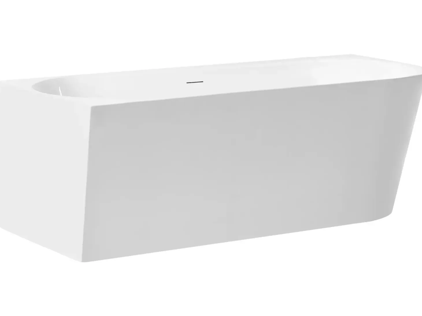Hjørnebadekar RENACA Højrevendt 170 x 79 cm Hvid