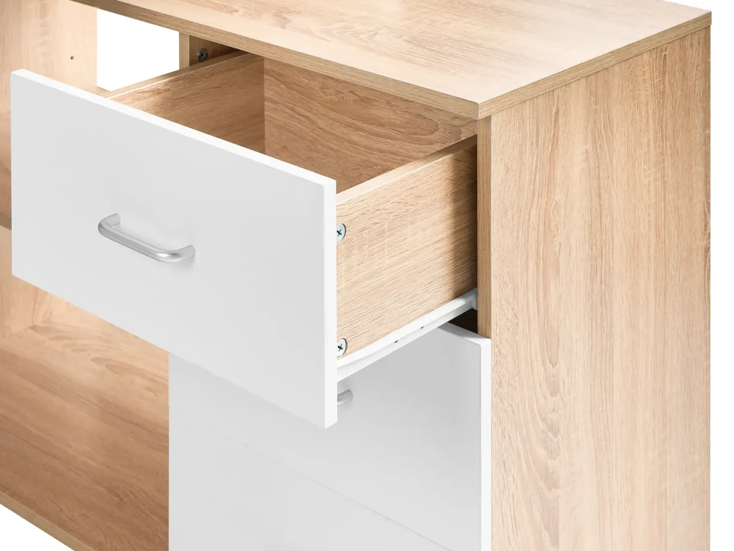 Hjørneskrivebord SOGNE Lysebrun 140 cm 100 cm