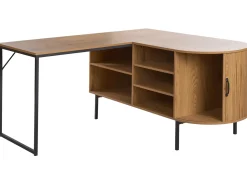 Hjørneskrivebord SOLARI Lysebrun 140 cm 140 cm