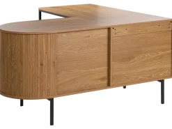 Hjørneskrivebord SOLARI Lysebrun 140 cm 140 cm