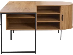 Hjørneskrivebord SOLARI Lysebrun 140 cm 140 cm