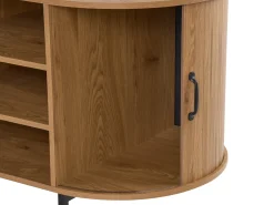 Hjørneskrivebord SOLARI Lysebrun 140 cm 140 cm