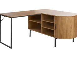 Hjørneskrivebord SOLARI Lysebrun 140 cm 140 cm