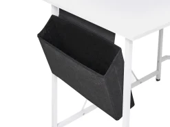 Hjørneskrivebord TACONY Hvid 180 cm 140 cm med opbevaring