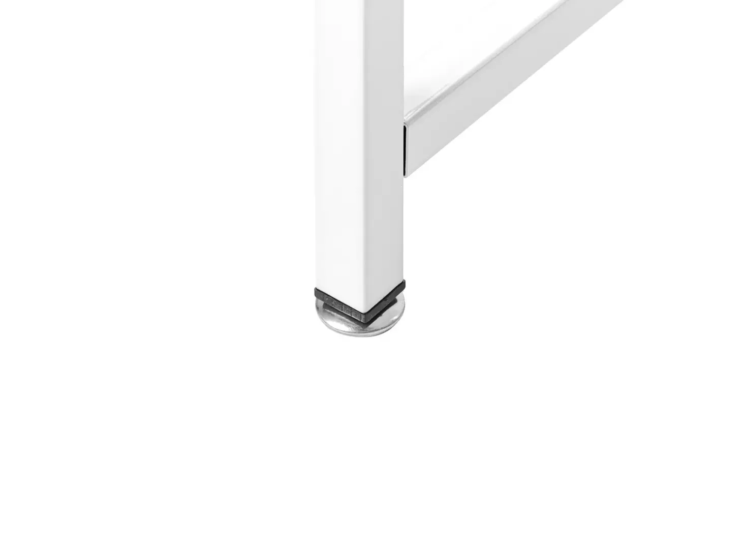 Hjørneskrivebord TACONY Hvid 180 cm 140 cm med opbevaring