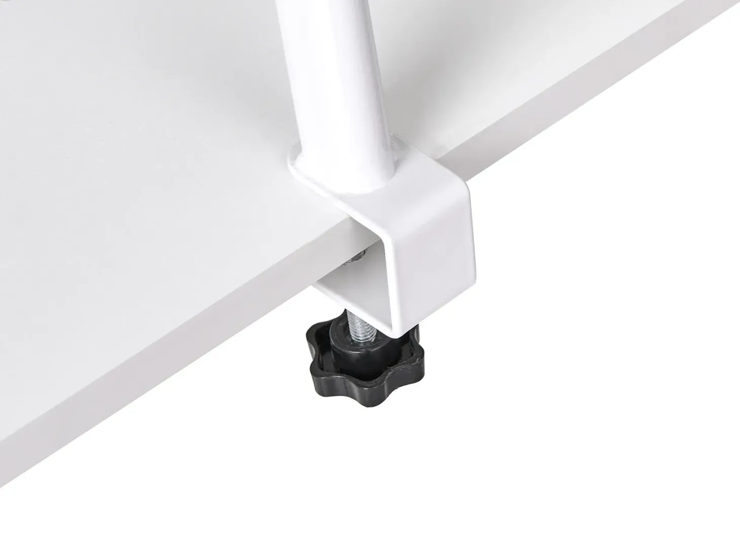 Hjørneskrivebord TACONY Hvid 180 cm 140 cm med opbevaring