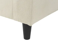 Hjørnesofa 3 personers ELVENES Lys Beige Højrevendt