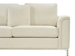 Hjørnesofa 4 personers OSLO Beige Højrevendt