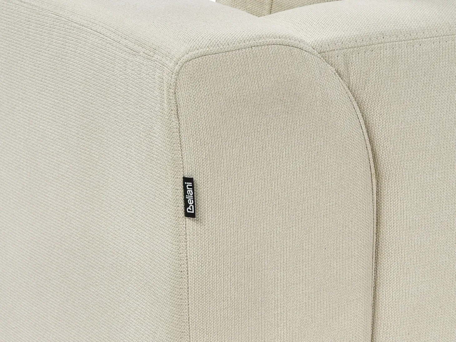 Hjørnesofa 4 personers OSLO Beige Højrevendt