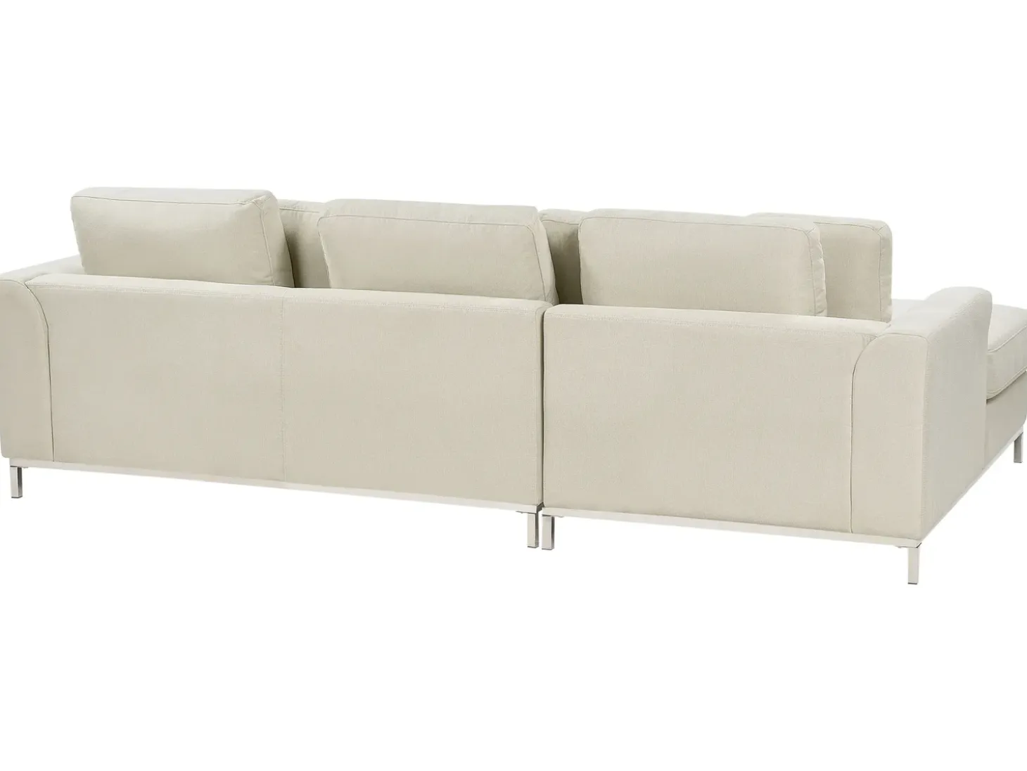 Hjørnesofa 4 personers OSLO Beige Højrevendt