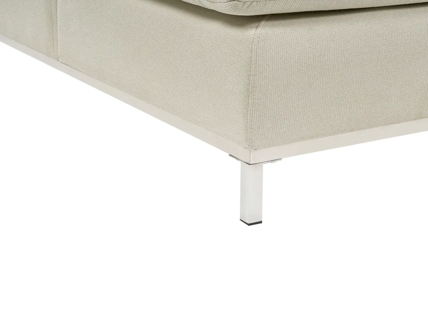 Hjørnesofa 4 personers OSLO Beige Højrevendt