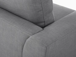 Hjørnesofa 4 personers OSLO Lysegrå Venstrevendt