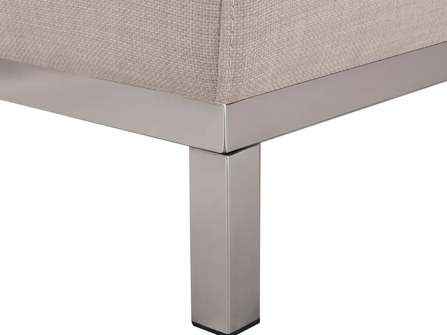 Hjørnesofa 4 personers OSLO Beige Venstrevendt