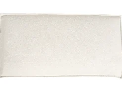 Hjørnesofa KOLDING Boucle Lys Beige med fodskammel Venstrevendt