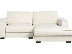 Hjørnesofa KOLDING Boucle Lys Beige Venstrevendt