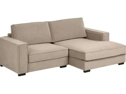 Hjørnesofa KOLDING Brungrå Venstrevendt