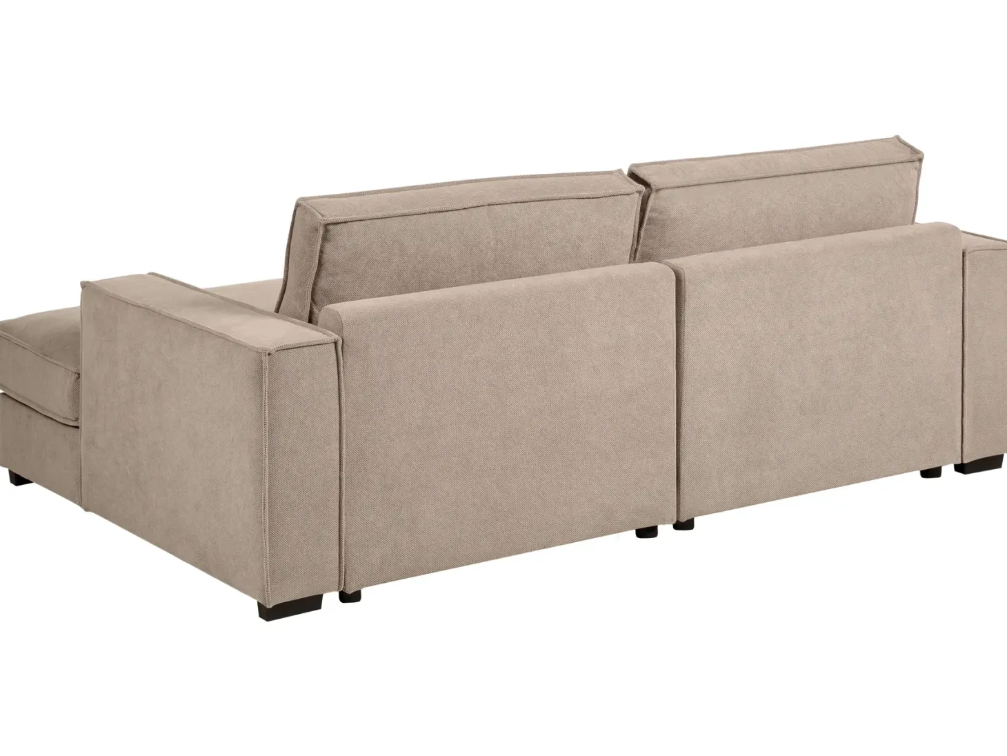 Hjørnesofa KOLDING Brungrå Venstrevendt