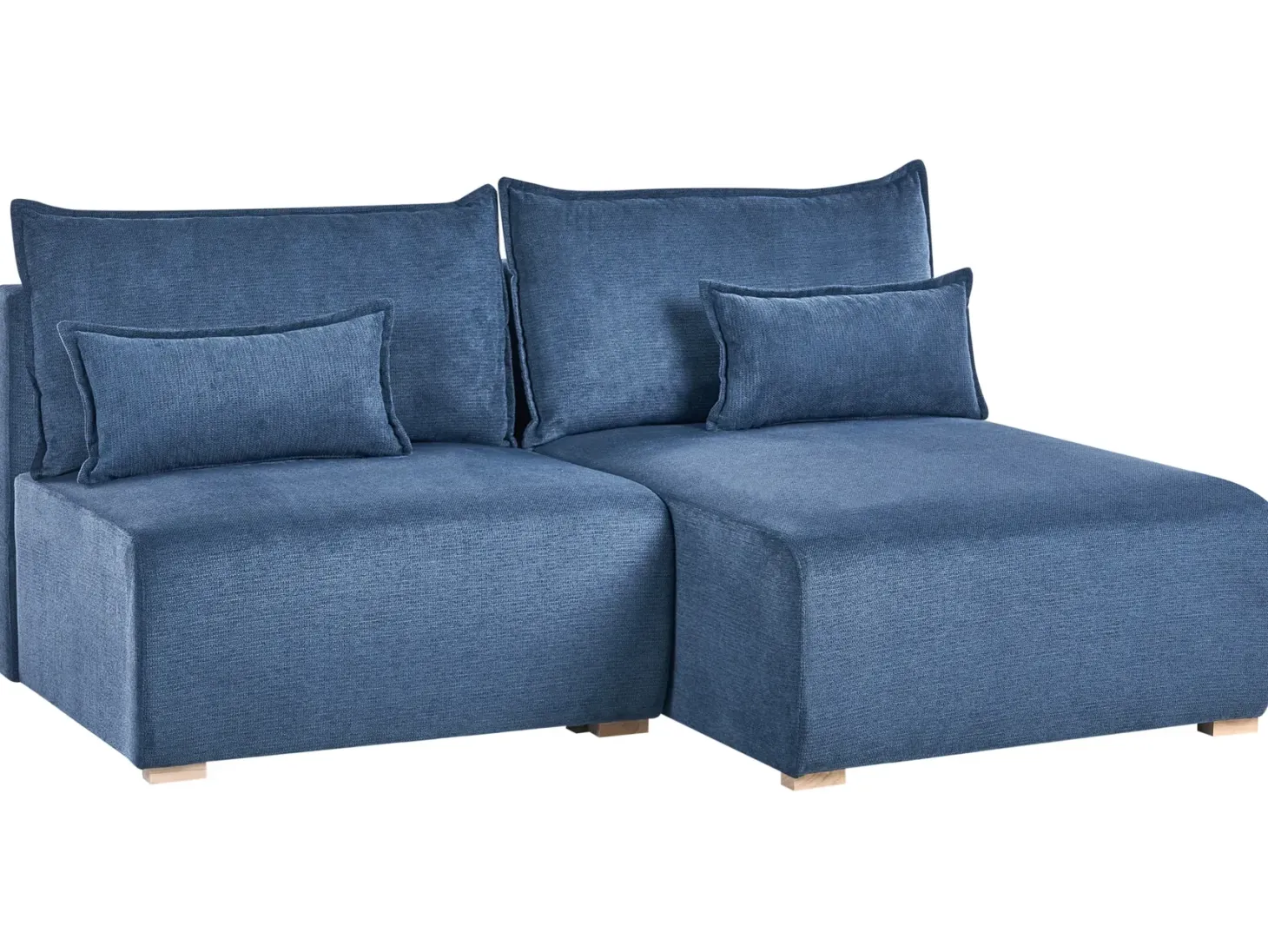 Hjørnesofa modul NERBO Blå Venstrevendt