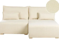 Hjørnesofa modul NERBO Boucle Cremehvid Venstrevendt