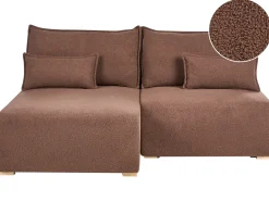 Hjørnesofa modul NERBO Boucle Brun Højrevendt