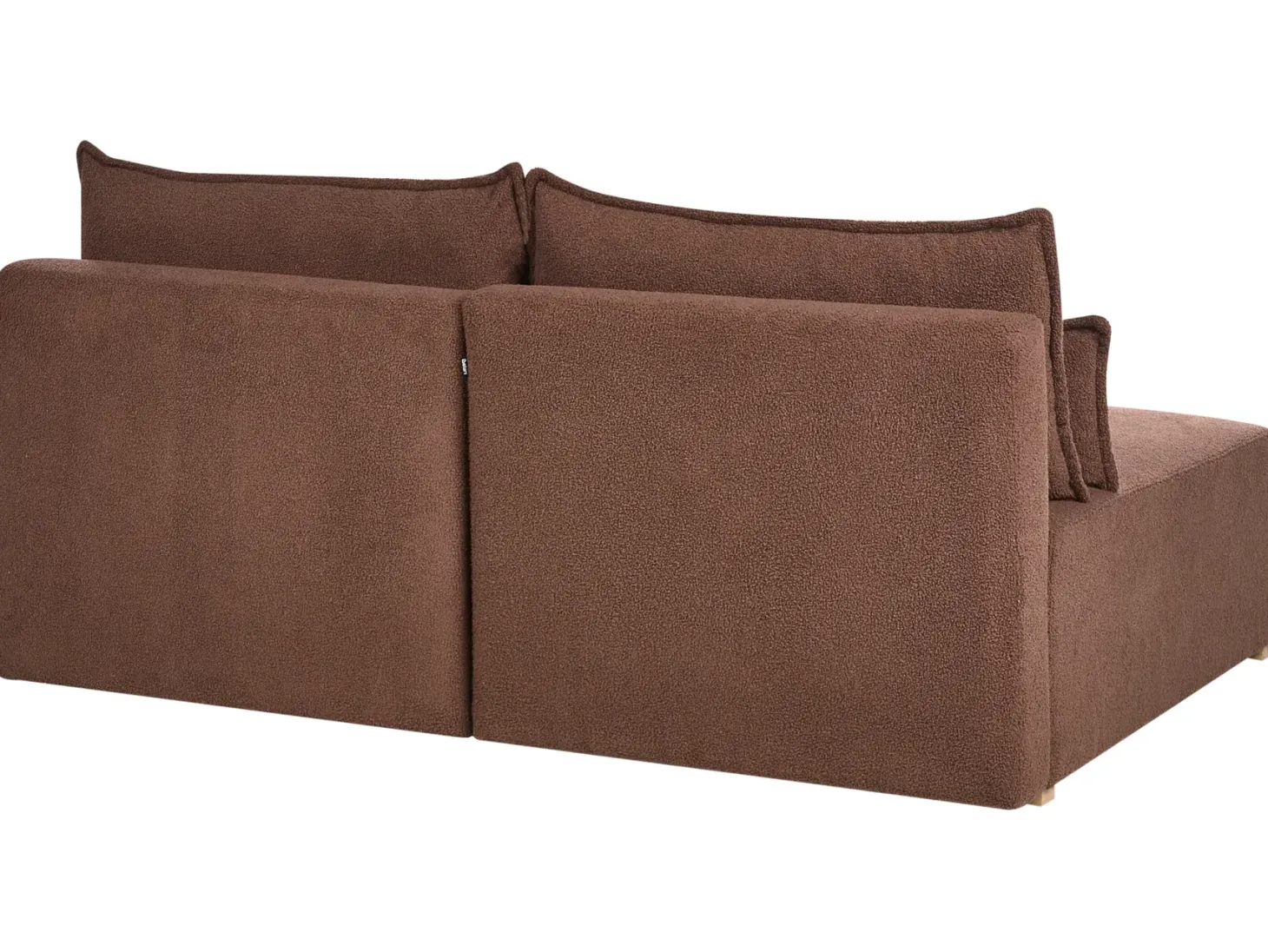 Hjørnesofa modul NERBO Boucle Brun Højrevendt