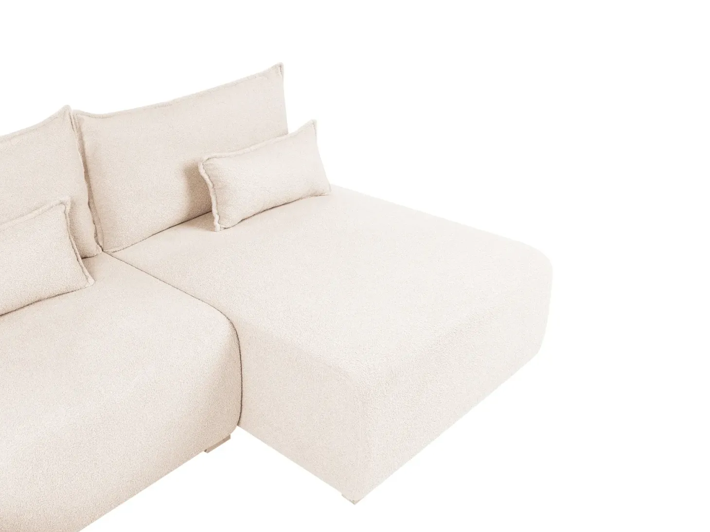 Hjørnesofa modul NERBO Boucle Beige Venstrevendt