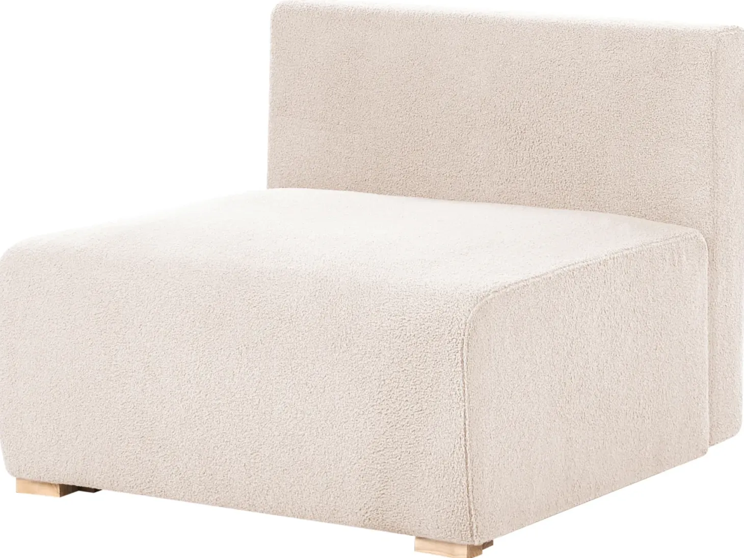 Hjørnesofa modul NERBO Boucle Beige Venstrevendt