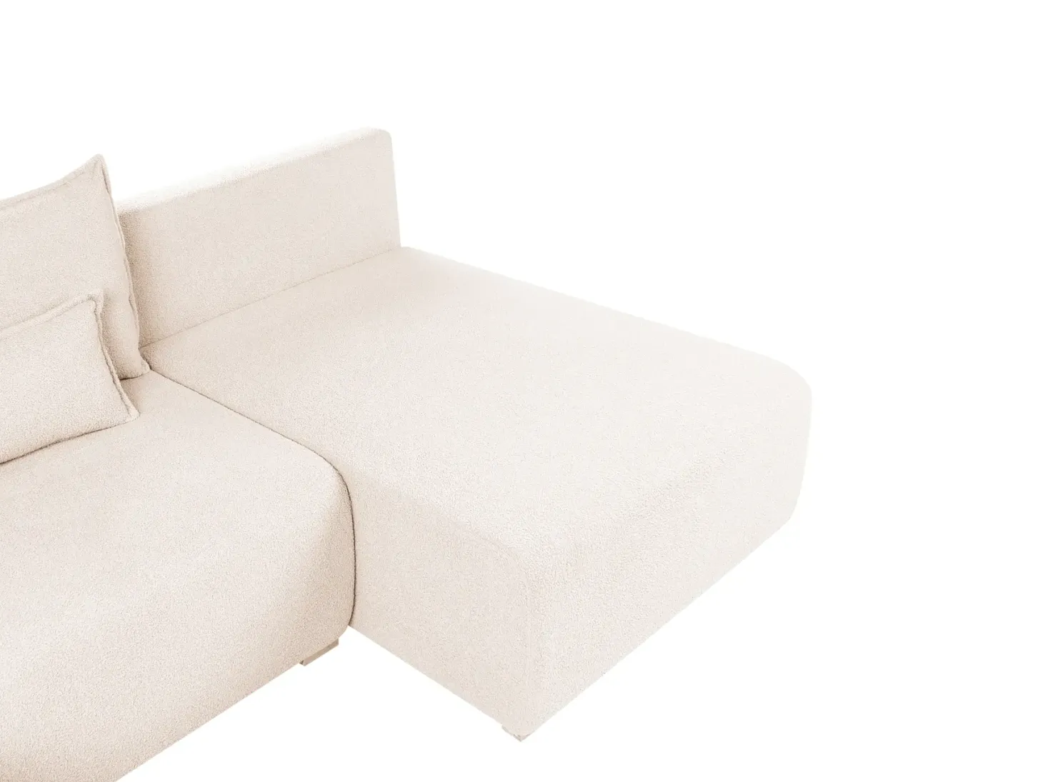 Hjørnesofa modul NERBO Boucle Beige Venstrevendt
