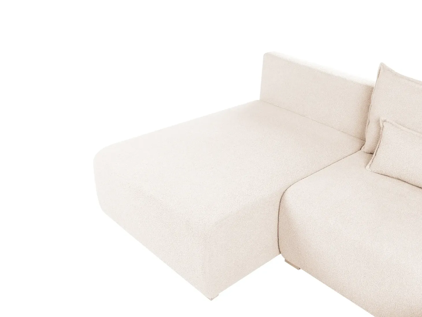 Hjørnesofa modul NERBO Boucle Beige Højrevendt