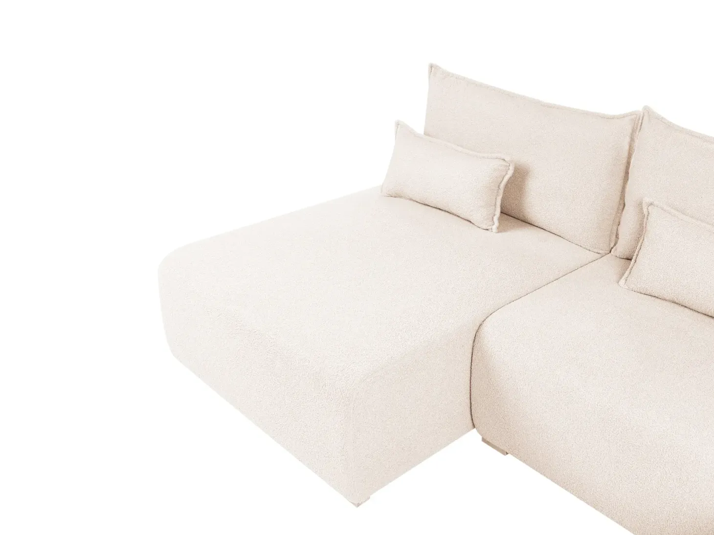 Hjørnesofa modul NERBO Boucle Beige Højrevendt