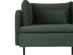 Hjørnesofa modul 3 personers EGERIS Fløjl Mørkegrøn Venstrevendt