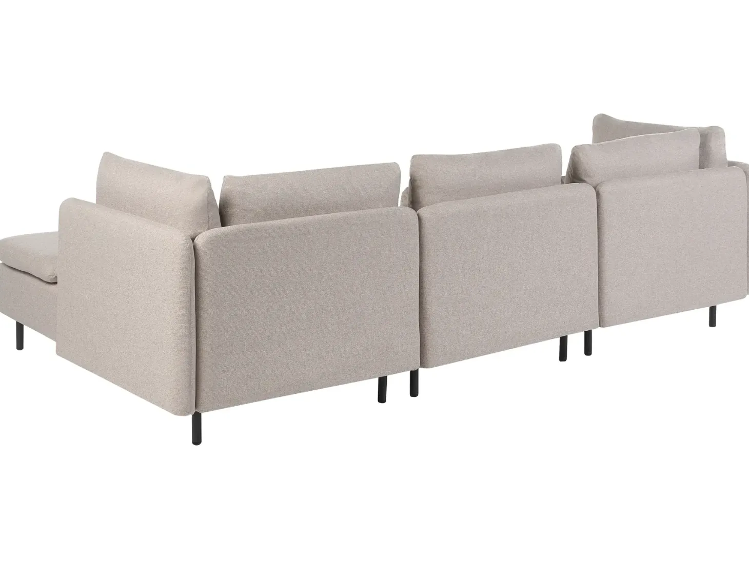 Hjørnesofa modul 3 personers EGERIS Beige Venstrevendt