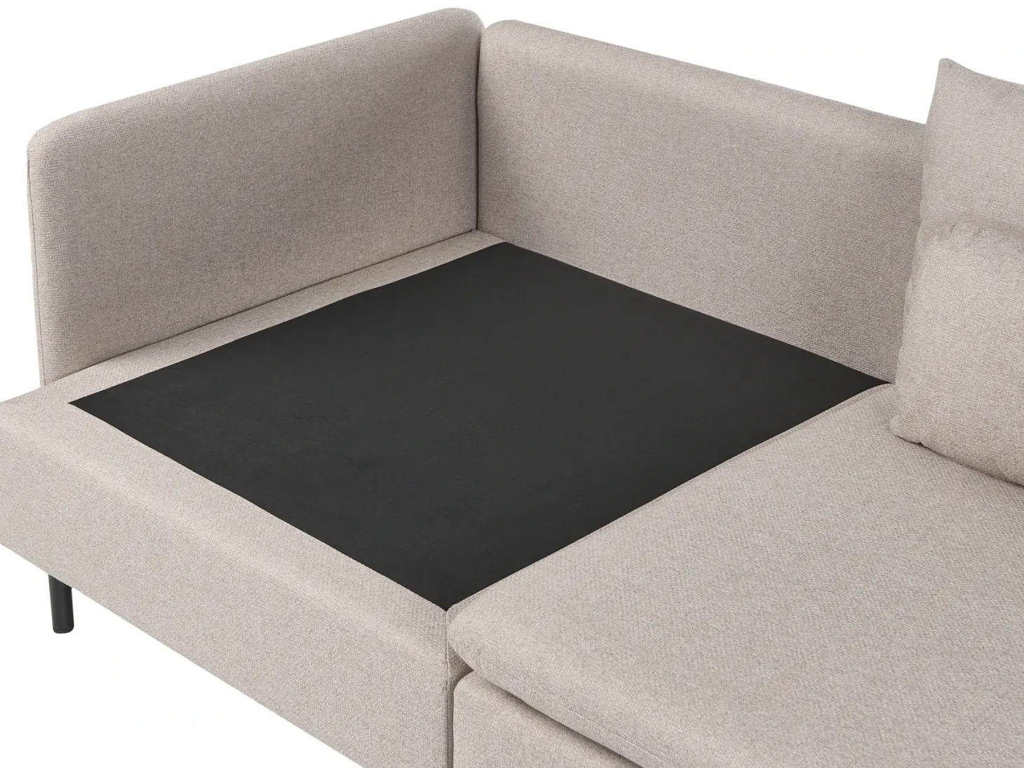 Hjørnesofa modul 3 personers EGERIS Beige Venstrevendt