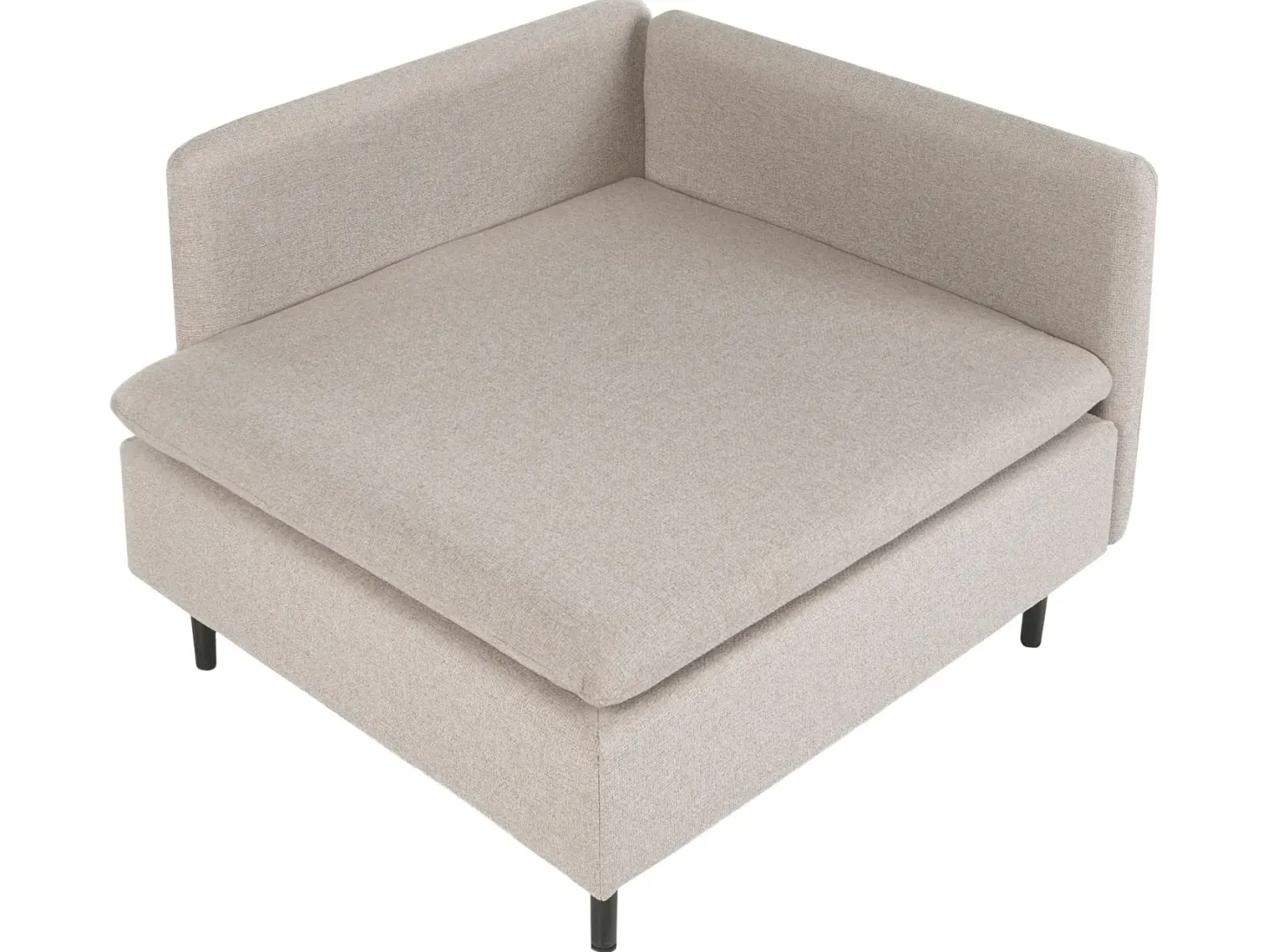 Hjørnesofa modul 3 personers EGERIS Beige Højrevendt
