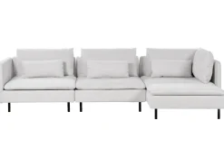 Hjørnesofa modul 3 personers EGERIS Lysegrå Venstrevendt