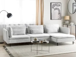 Hjørnesofa modul 3 personers EGERIS Lysegrå Venstrevendt