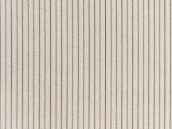 Hjørnesofa 2 personers BREDA Fløjl Beige Venstrevendt