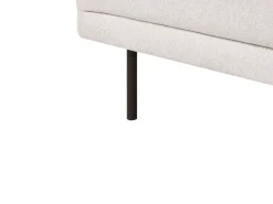 Hjørnesofa 2 personers BREDA Lys Beige Venstrevendt