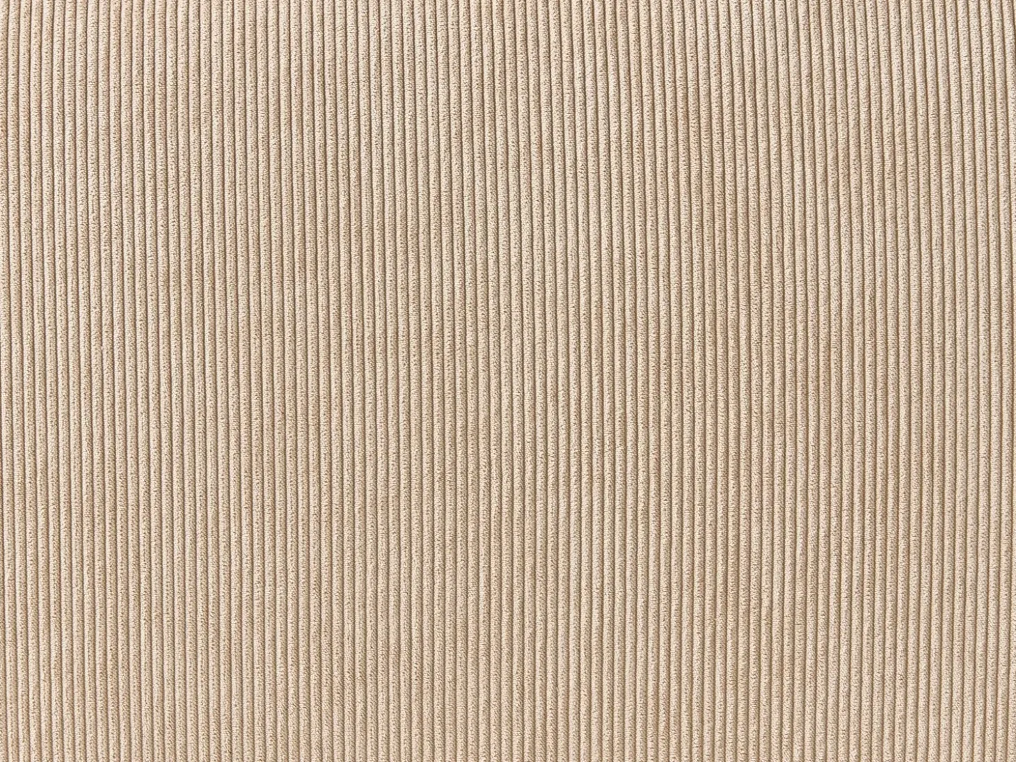 Hjørnesofa 3 personers DOLVA Fløjl Beige Venstrevendt