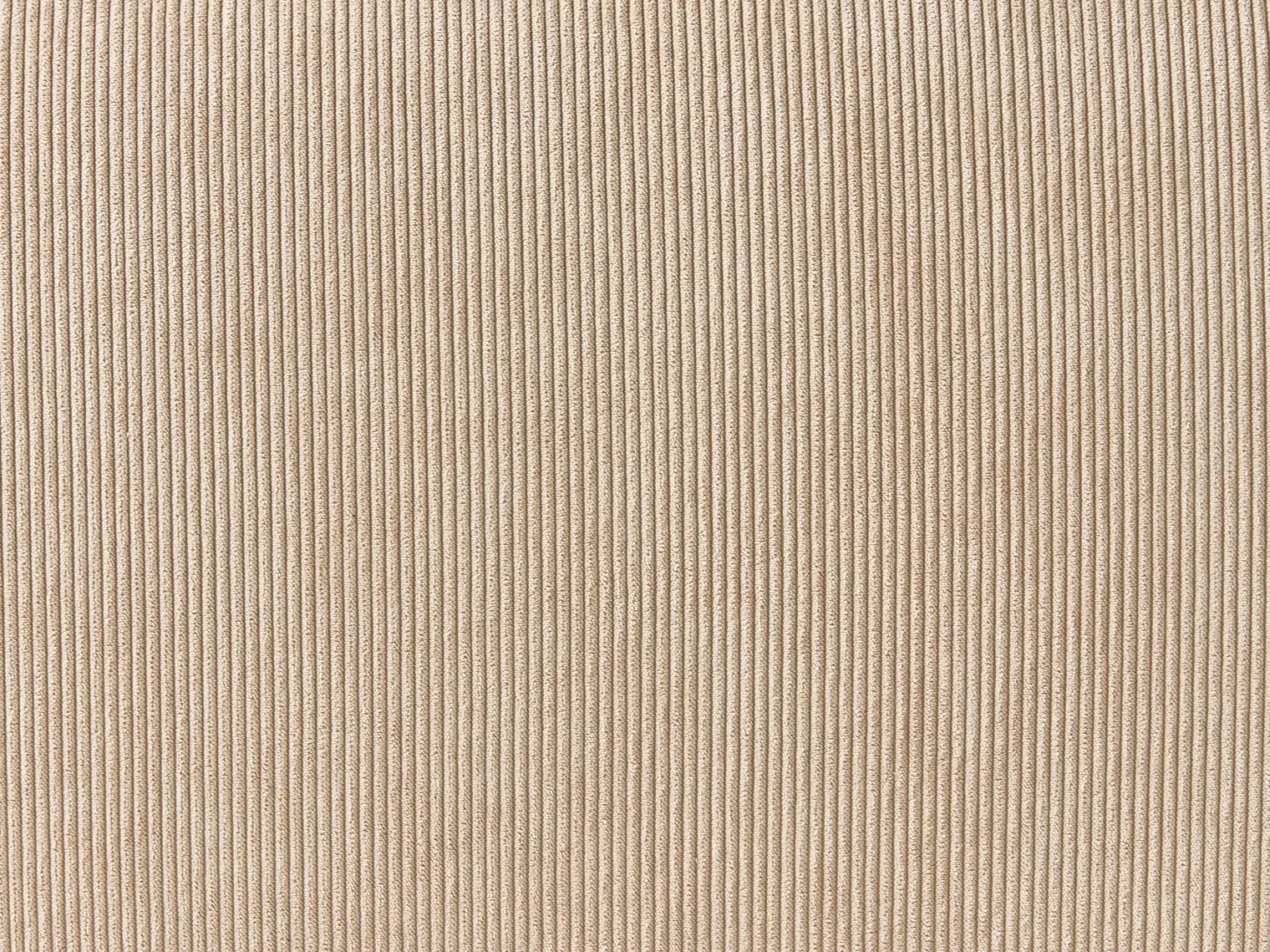 Hjørnesofa 3 personers DOLVA Fløjl Beige Højrevendt