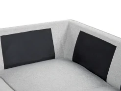 Hjørnesofa 3 personers ELGA Hør Lysegrå Højrevendt