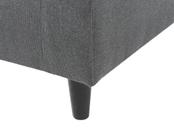 Hjørnesofa 3 personers ELVENES Mørkegrå Højrevendt