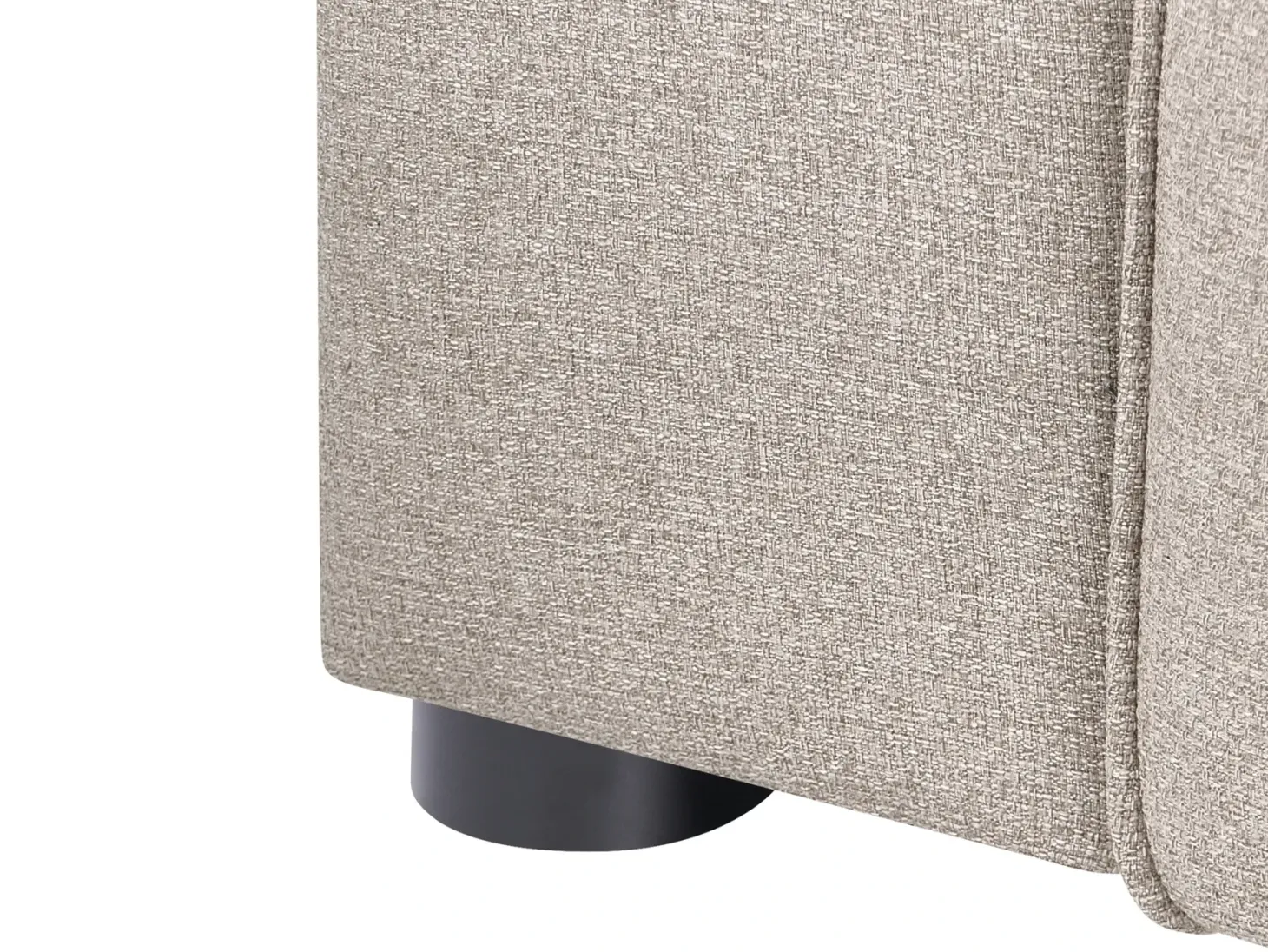 Hjørnesofa 3 personers FAABORG Beige Venstrevendt